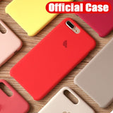 Original Official Silicone Phone Case For Apple iPhone 11 Pro Max Case For iPhone XR X XS Max 7 8 6 6s Plus With Logo Back Cover
