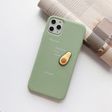 Lovebay Cute 3D Pattern Phone Case For iPhone 11 Pro XS Max XR X 8 7 6 6S Plus 11 Lovely Fruit Avocado Soft TPU Candy Back Cover