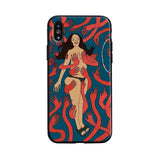 polly nor painting art soft Silicone black cover phone case for iPhone 6 7 8 plus 5 5s 6s se X XS MAX XR Tpu best design Housing