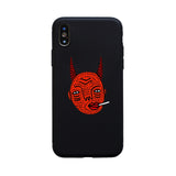 polly nor painting art soft Silicone black cover phone case for iPhone 6 7 8 plus 5 5s 6s se X XS MAX XR Tpu best design Housing
