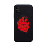 polly nor painting art soft Silicone black cover phone case for iPhone 6 7 8 plus 5 5s 6s se X XS MAX XR Tpu best design Housing