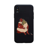 polly nor painting art soft Silicone black cover phone case for iPhone 6 7 8 plus 5 5s 6s se X XS MAX XR Tpu best design Housing