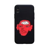 polly nor painting art soft Silicone black cover phone case for iPhone 6 7 8 plus 5 5s 6s se X XS MAX XR Tpu best design Housing