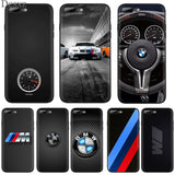 BMW Silicone TPU Mobile Phone Case for iPhone 11 Pro X XS Max XR iPhone 6 6s 7 8 Plus 5 5s SE Cover Cute