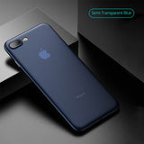 Semi Transparent Matte Frosted Phone Case for iPhone 7 8 X 6 6S Plus 5 Anti-Slip for iPhone XR XS MAX 11 Pro MAX Ultra Slim Case