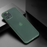 Semi Transparent Matte Frosted Phone Case for iPhone 7 8 X 6 6S Plus 5 Anti-Slip for iPhone XR XS MAX 11 Pro MAX Ultra Slim Case