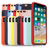Luxury Original Silicone Phone Case For iphone 11 Pro For Apple Cover For iPhone 5s SE 6 6S Plus X XS MAX XR 7 8 Plus Logo Cases