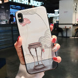 3D emboss flower silicone case for iphone x xr xs max 6splus 8 7plus 5s 5se on for iphone 6s plus case for iphone 7 plus case