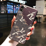 3D emboss flower silicone case for iphone x xr xs max 6splus 8 7plus 5s 5se on for iphone 6s plus case for iphone 7 plus case