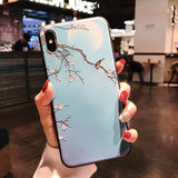 3D emboss flower silicone case for iphone x xr xs max 6splus 8 7plus 5s 5se on for iphone 6s plus case for iphone 7 plus case
