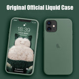Original Official Silicone Case For iPhone 11 Logo Cover For Apple iPhone XR X XS Max 6 6s 7 8 Plus 11 Pro Max 2019 Cover
