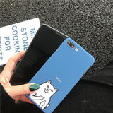 Zagter Cute Cartoon Cat Ultra Thin Phone Case For iphone 7 6 6S 8 Plus Case For iphone X 11 pro Funny Animal over