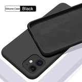 Original Logo Silicone Case For iPhone X XS Max XR Case For Apple iPhone 7 8 Plus 6 6S Case For iPhone 11 Pro Max Cover Official