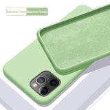 Original Logo Silicone Case For iPhone X XS Max XR Case For Apple iPhone 7 8 Plus 6 6S Case For iPhone 11 Pro Max Cover Official