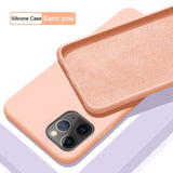 Original Logo Silicone Case For iPhone X XS Max XR Case For Apple iPhone 7 8 Plus 6 6S Case For iPhone 11 Pro Max Cover Official