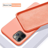 Original Logo Silicone Case For iPhone X XS Max XR Case For Apple iPhone 7 8 Plus 6 6S Case For iPhone 11 Pro Max Cover Official