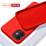 Original Logo Silicone Case For iPhone X XS Max XR Case For Apple iPhone 7 8 Plus 6 6S Case For iPhone 11 Pro Max Cover Official