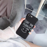 Cute Love Heart Print Back Cover For iPhone X XR XS 11 Pro MAX 8 7 6 6S Plus 5 5S SE Phone Case Hard PC Cases Coque For iPhone 7