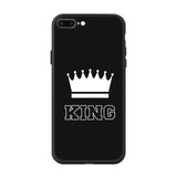 Cute Cartoon Silicone Phone Case For iPhone 7 8 6 6s Plus X 5 5s SE XS Max XR Cover Love Heart Black Capa For iPhone 11 pro max