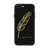 Cute Cartoon Silicone Phone Case For iPhone 7 8 6 6s Plus X 5 5s SE XS Max XR Cover Love Heart Black Capa For iPhone 11 pro max