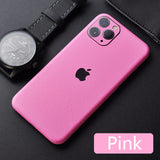New Leather Skin Sticker For iPhone 6 6S 7 8 X 11 Back Film Thin Protector Protective Cover Paste Rear Decorative Sticker