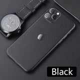 New Leather Skin Sticker For iPhone 6 6S 7 8 X 11 Back Film Thin Protector Protective Cover Paste Rear Decorative Sticker
