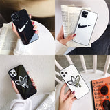 American Street Sports Temperd Glass Case for iPhone 11 Pro Xs Max XR X 6 6s 7 8 Plus Brand Phone Cover Cases Coque
