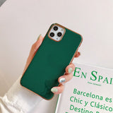 Luxury Soft TPU Plating Case For iPhone 11 Pro Max XR X XS Max 6 6S 7 8 Plus Phone Case Silicon Cover For iPhone XR With Logo