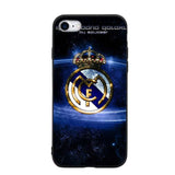 Football Real Madrid team logo Phone Case For IPhone 7 8 Plus XS Max XR Cases For IPhone X 8 7 6 6S Plus 5 SE Soft TPU Cover