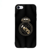 Football Real Madrid team logo Phone Case For IPhone 7 8 Plus XS Max XR Cases For IPhone X 8 7 6 6S Plus 5 SE Soft TPU Cover