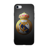 Football Real Madrid team logo Phone Case For IPhone 7 8 Plus XS Max XR Cases For IPhone X 8 7 6 6S Plus 5 SE Soft TPU Cover