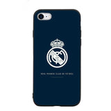 Football Real Madrid team logo Phone Case For IPhone 7 8 Plus XS Max XR Cases For IPhone X 8 7 6 6S Plus 5 SE Soft TPU Cover