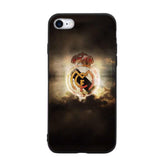 Football Real Madrid team logo Phone Case For IPhone 7 8 Plus XS Max XR Cases For IPhone X 8 7 6 6S Plus 5 SE Soft TPU Cover