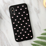 Cute Heart Lover Phone Case For iphone 11 Pro Max X XS Max XR 7 8 6 6S Plus 5 5S Se Full Back Cover Pink Couple Heart Coque Capa