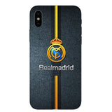 Real Madrid Logo Gift Soft Silicone Phone Case for iPhone XS XR MAX X10 5 5S 5SE 6 6S 6Plus 7 7Plus 8 8Plus