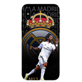 Real Madrid Logo Gift Soft Silicone Phone Case for iPhone XS XR MAX X10 5 5S 5SE 6 6S 6Plus 7 7Plus 8 8Plus