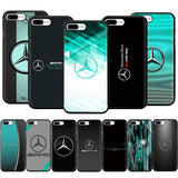 Mercedes-Benz Soft Phone Cover Case For iPhone 5 5S SE 6 6S Plus 7 8 Plus X XR XS 11 Pro Max