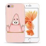Best Friend SpongeBob Patrick Soft TPU Case For iPhone 7 8 6 6S Plus 5S SE X XS Max XR Silicon Cover For Capa iPhone X