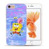 Best Friend SpongeBob Patrick Soft TPU Case For iPhone 7 8 6 6S Plus 5S SE X XS Max XR Silicon Cover For Capa iPhone X