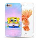 Best Friend SpongeBob Patrick Soft TPU Case For iPhone 7 8 6 6S Plus 5S SE X XS Max XR Silicon Cover For Capa iPhone X