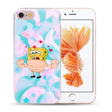Best Friend SpongeBob Patrick Soft TPU Case For iPhone 7 8 6 6S Plus 5S SE X XS Max XR Silicon Cover For Capa iPhone X