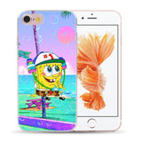 Best Friend SpongeBob Patrick Soft TPU Case For iPhone 7 8 6 6S Plus 5S SE X XS Max XR Silicon Cover For Capa iPhone X