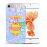Best Friend SpongeBob Patrick Soft TPU Case For iPhone 7 8 6 6S Plus 5S SE X XS Max XR Silicon Cover For Capa iPhone X