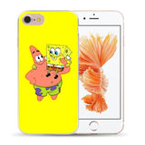 Best Friend SpongeBob Patrick Soft TPU Case For iPhone 7 8 6 6S Plus 5S SE X XS Max XR Silicon Cover For Capa iPhone X