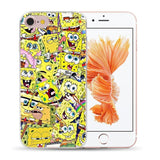 Best Friend SpongeBob Patrick Soft TPU Case For iPhone 7 8 6 6S Plus 5S SE X XS Max XR Silicon Cover For Capa iPhone X