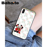 Babaite Mickey Minnie Mouse Christmas new Year Soft Silicone Phone Case Cover for iPhone X XS MAX 6 6S 7 7plus 8 8Plus 5 5S XR