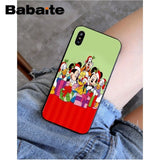 Babaite Mickey Minnie Mouse Christmas new Year Soft Silicone Phone Case Cover for iPhone X XS MAX 6 6S 7 7plus 8 8Plus 5 5S XR