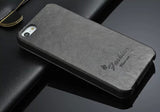 Oil-wax Leather Vertical Flip Cover Case for Apple iPhone 5 5S SE Fashion Brand Original Fundas Exquisite Coque for iPhone 6 6S