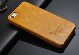 Oil-wax Leather Vertical Flip Cover Case for Apple iPhone 5 5S SE Fashion Brand Original Fundas Exquisite Coque for iPhone 6 6S