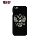 Russian / American / British flag national emblem phone Hard Plastic Case Cover For iphone 4s 5s se/6/6plus/7 7plus 8 8plus x